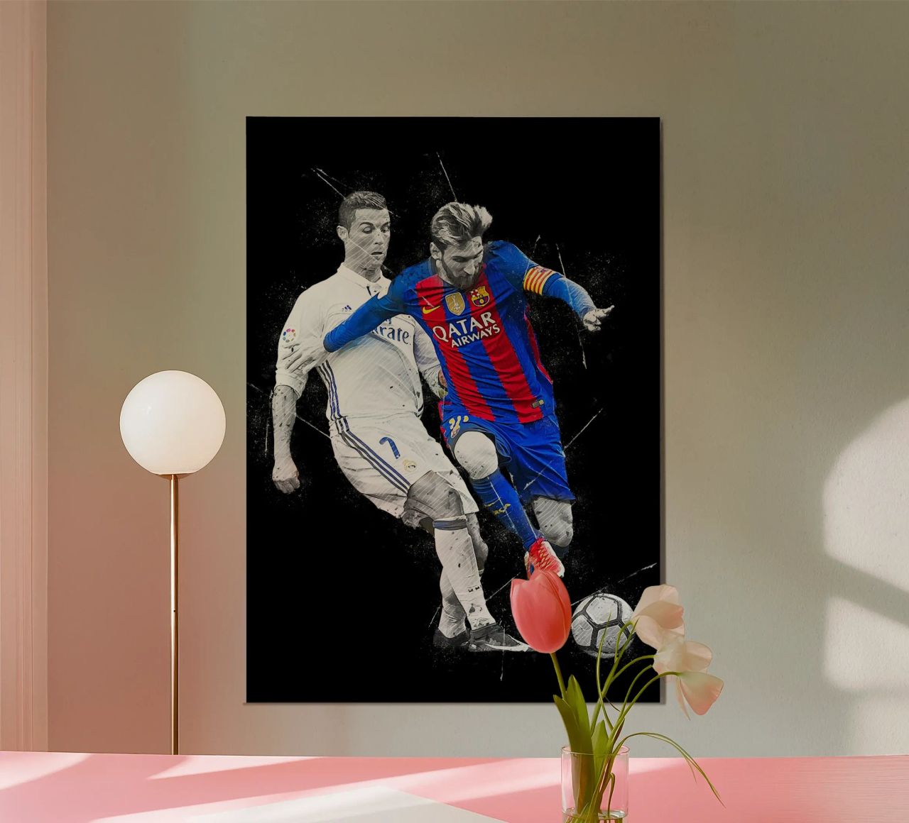 Ronaldo And Messi 2 poster by tenten