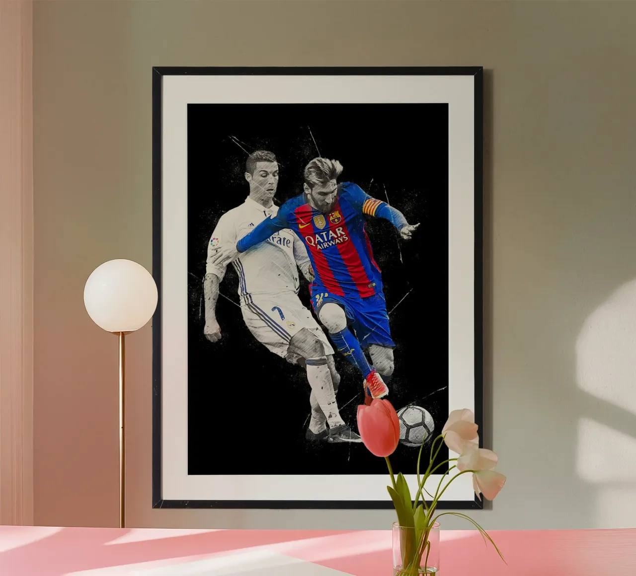 Ronaldo And Messi 2 poster da tenten