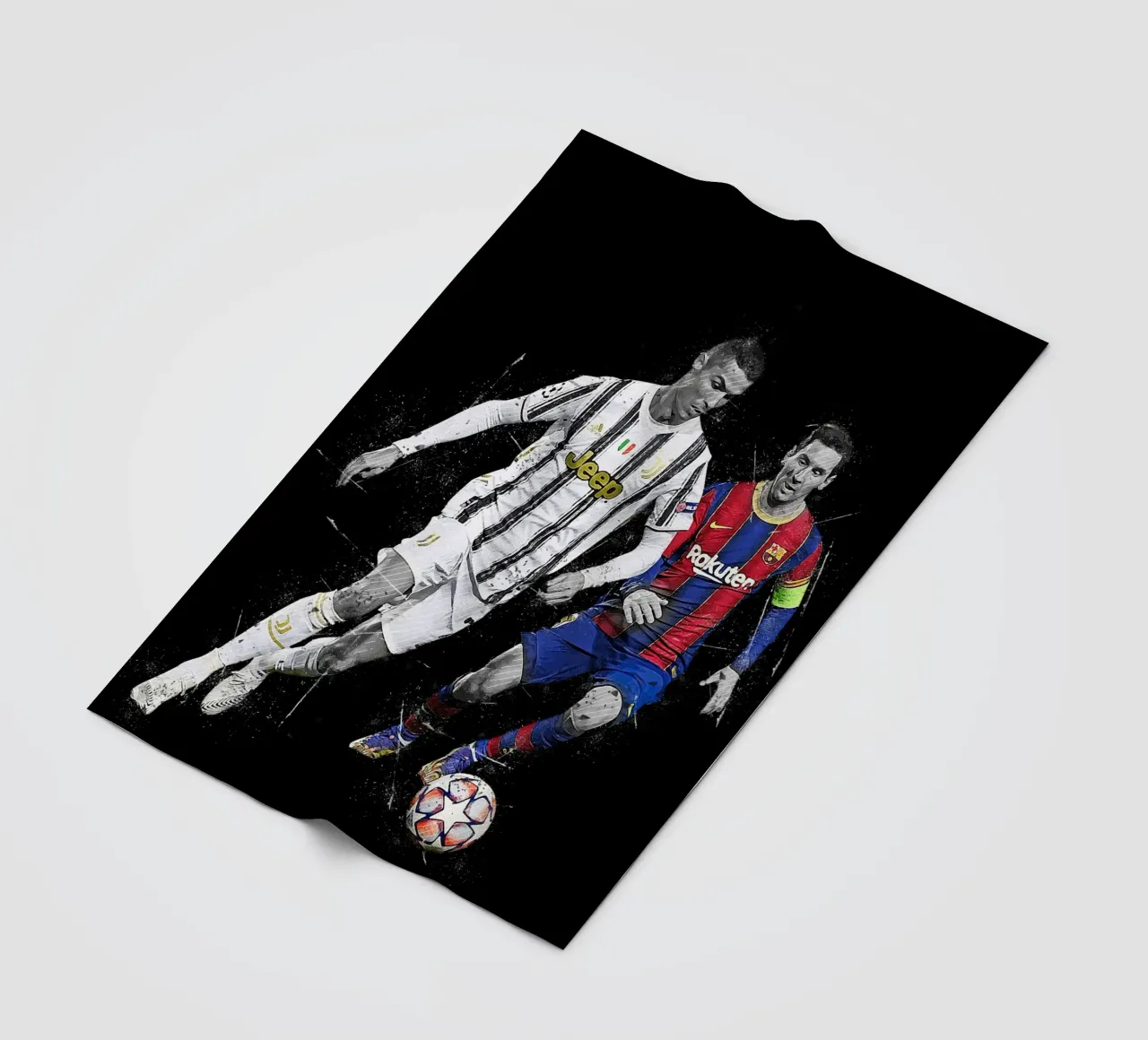 Ronaldo And Messi coperta in pile da tenten