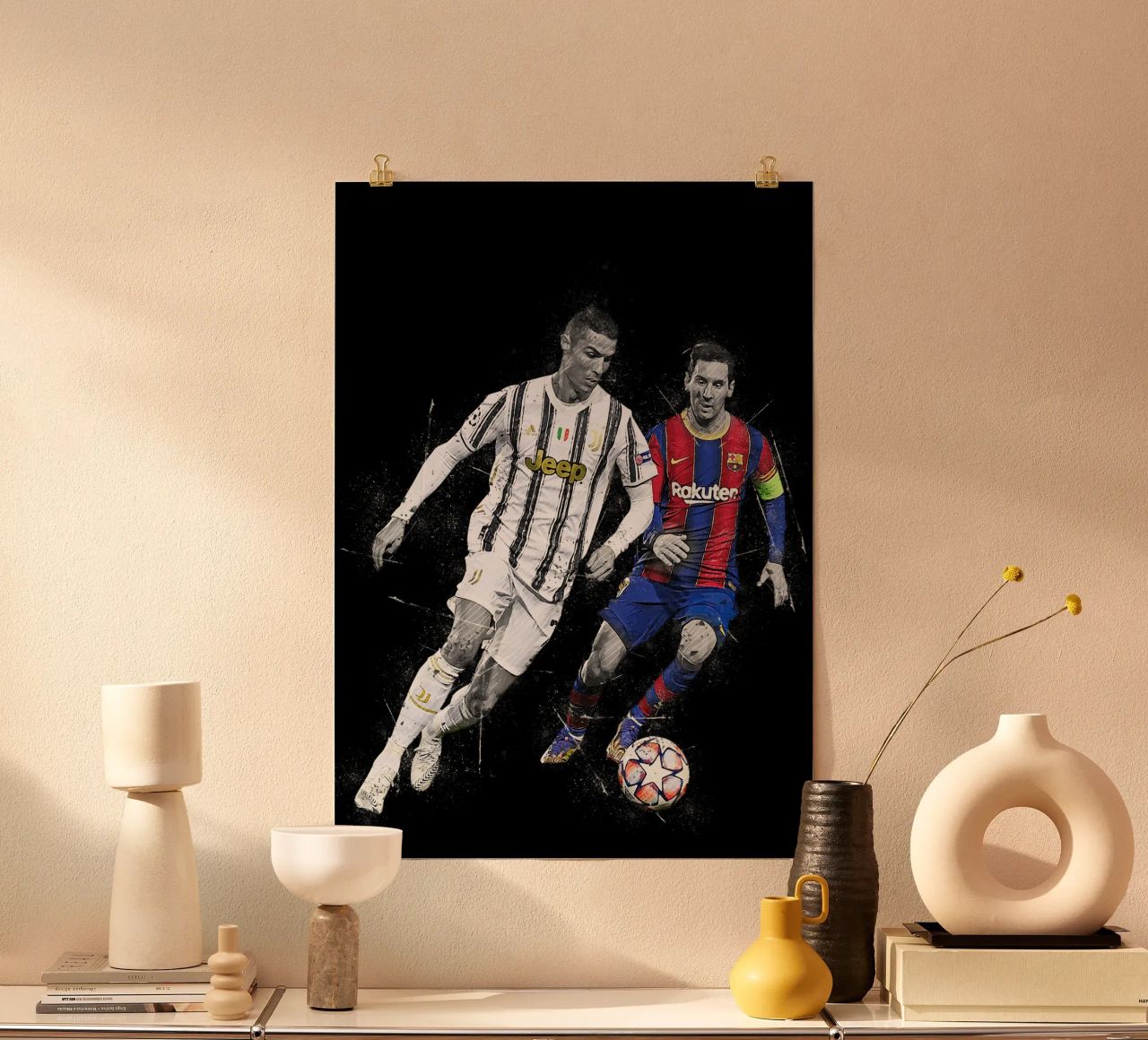 Ronaldo And Messi poster by tenten