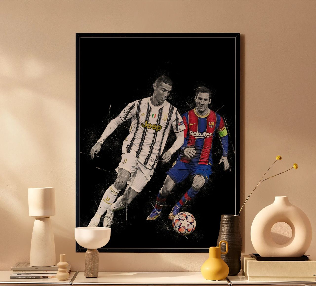 Ronaldo And Messi poster by tenten