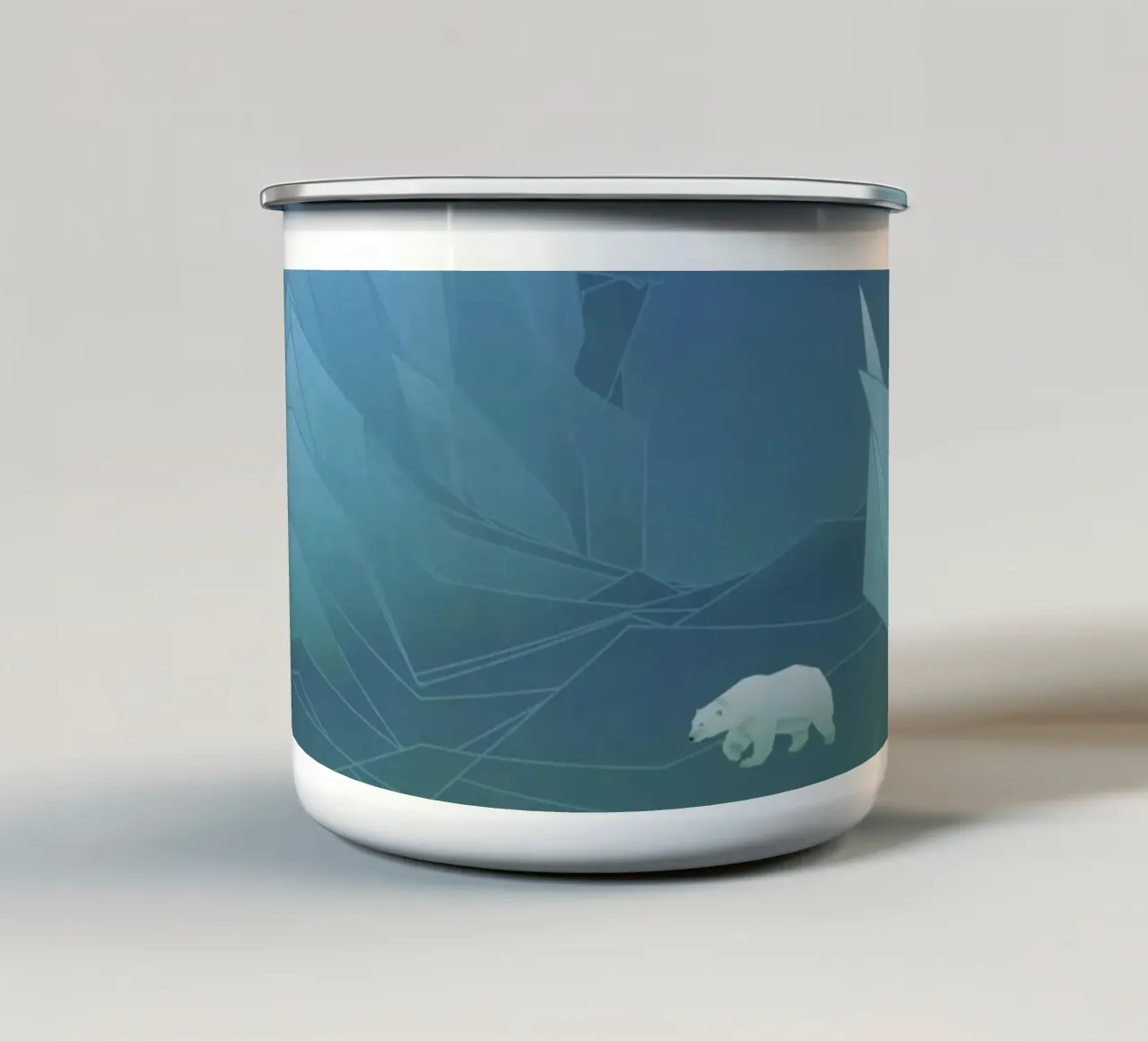 Polar tazza in smalto da Angelo Cerantola