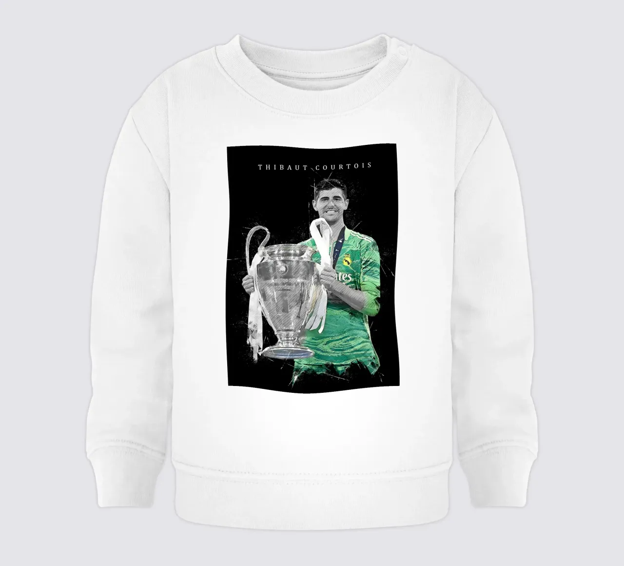 Thibaut Courtois 1 felpa neonato da tenten