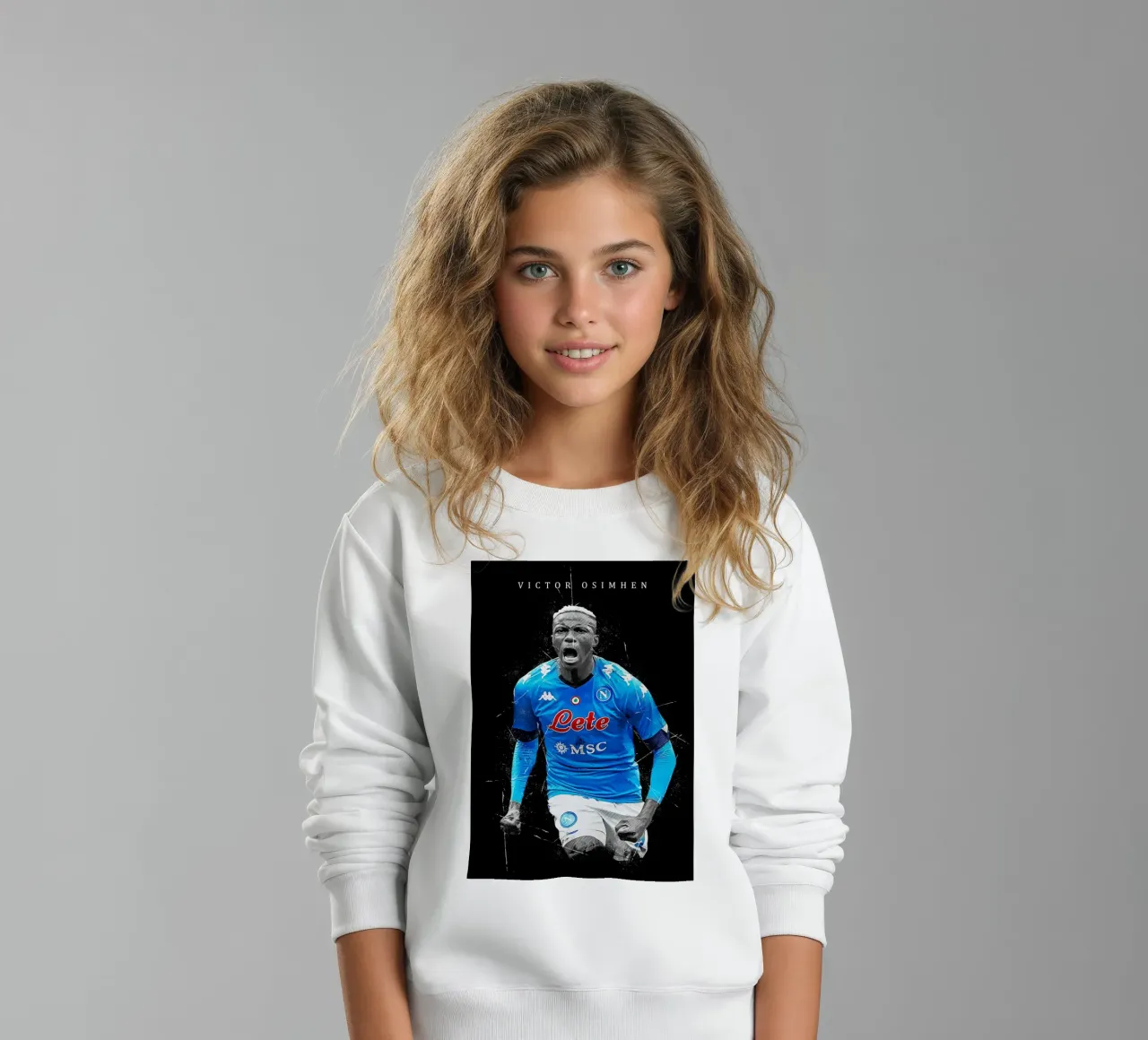 Victor Osimhen felpa bambino da tenten