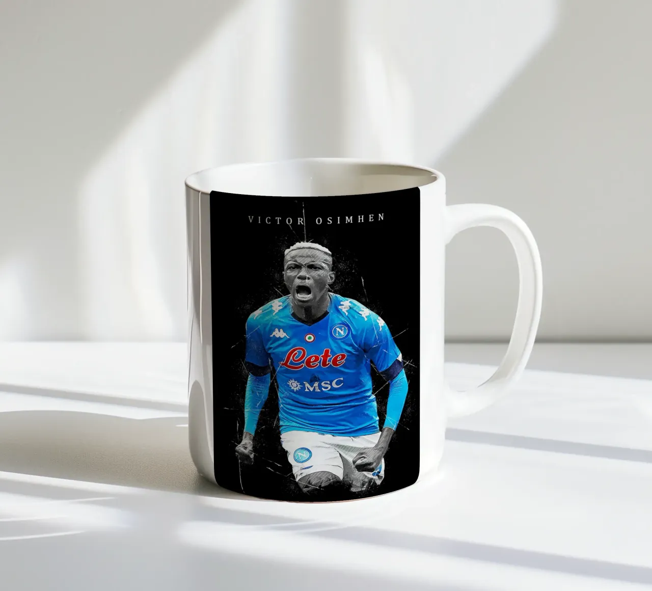 Victor Osimhen Keramik Tasse von tenten