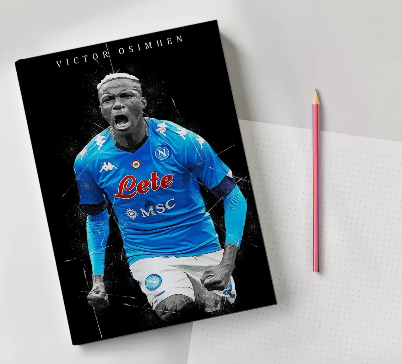 Victor Osimhen carnet de notes de tenten