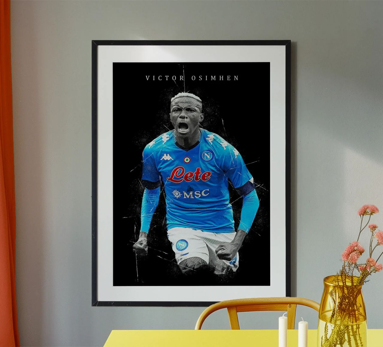 Victor Osimhen poster by tenten