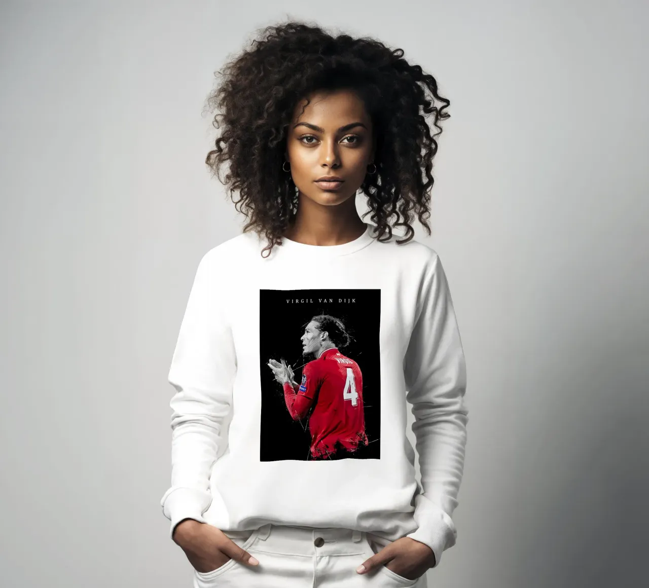 Virgil van Dijk 1 felpa da tenten