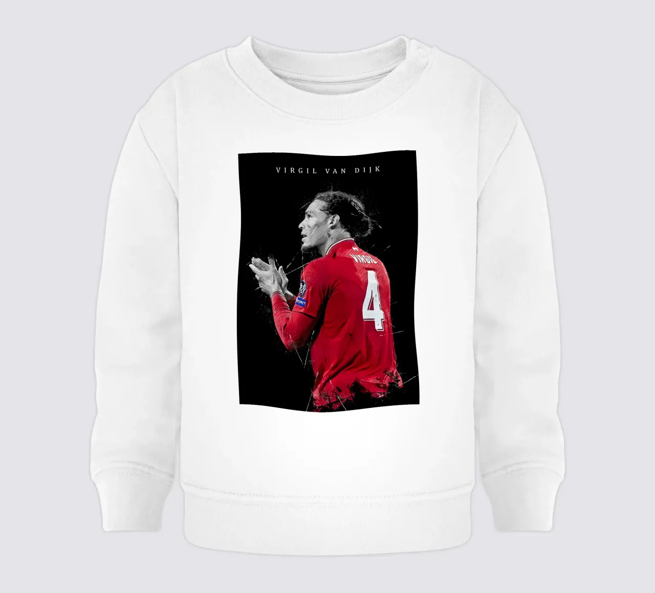 Virgil van Dijk 1 felpa neonato da tenten