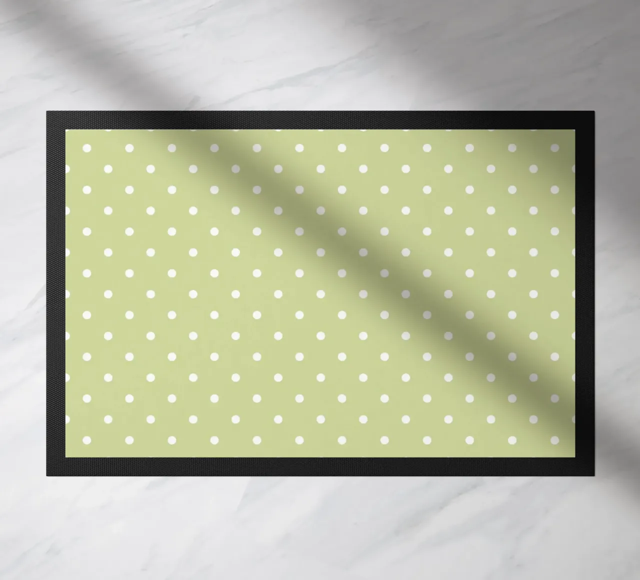 Minimal Chic Basic Classic Polka Dots | Bianco su verde mela zerbino da Beauty in Simplicity
