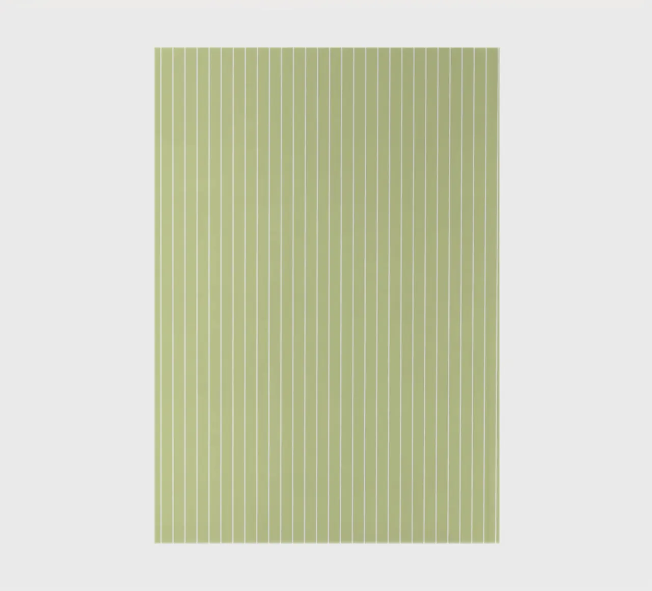 Minimal Basic Classic Pinstripe | White on Soft Apple Green notebook by Beauty in Simplicity