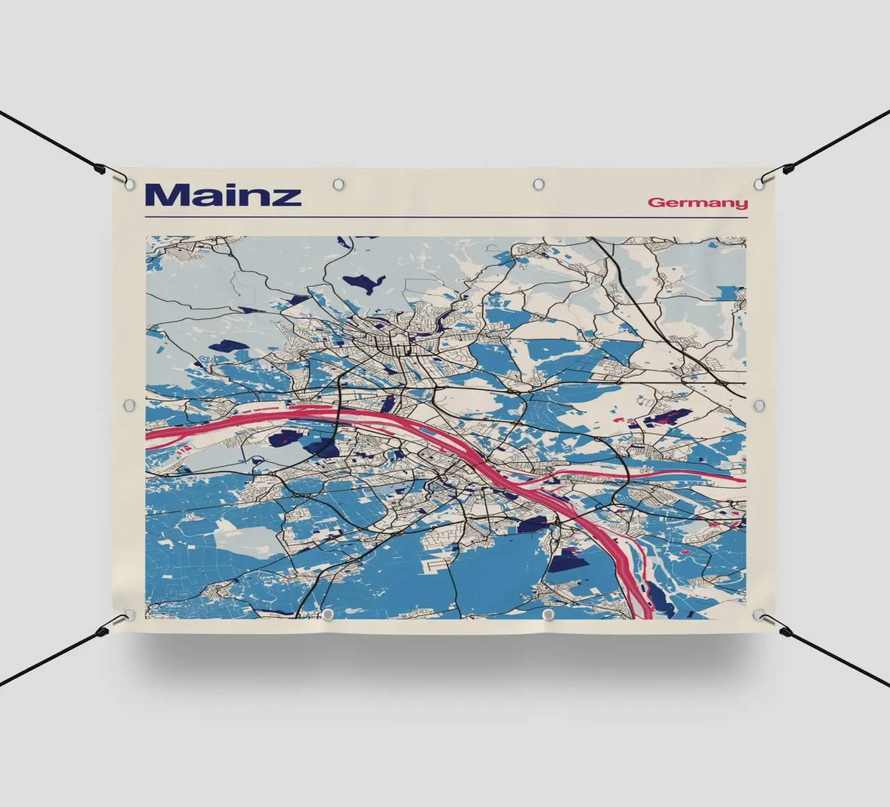 Mainz Modern telo in pvc da MOOODZART