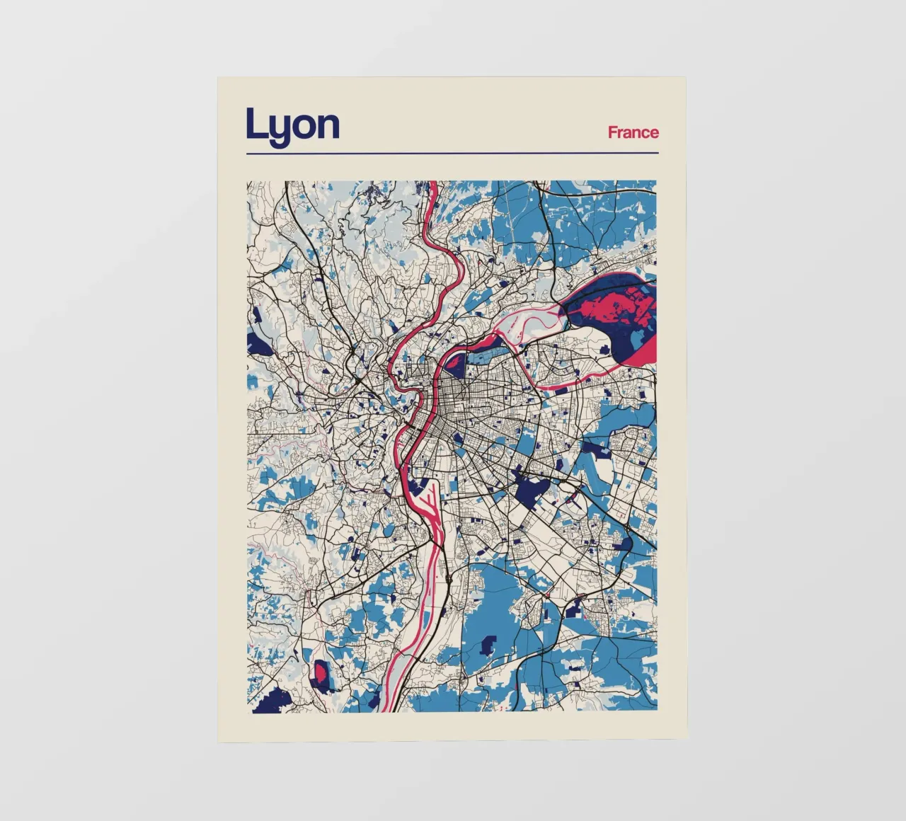 Lyon Vibes telo in pvc da MOOODZART