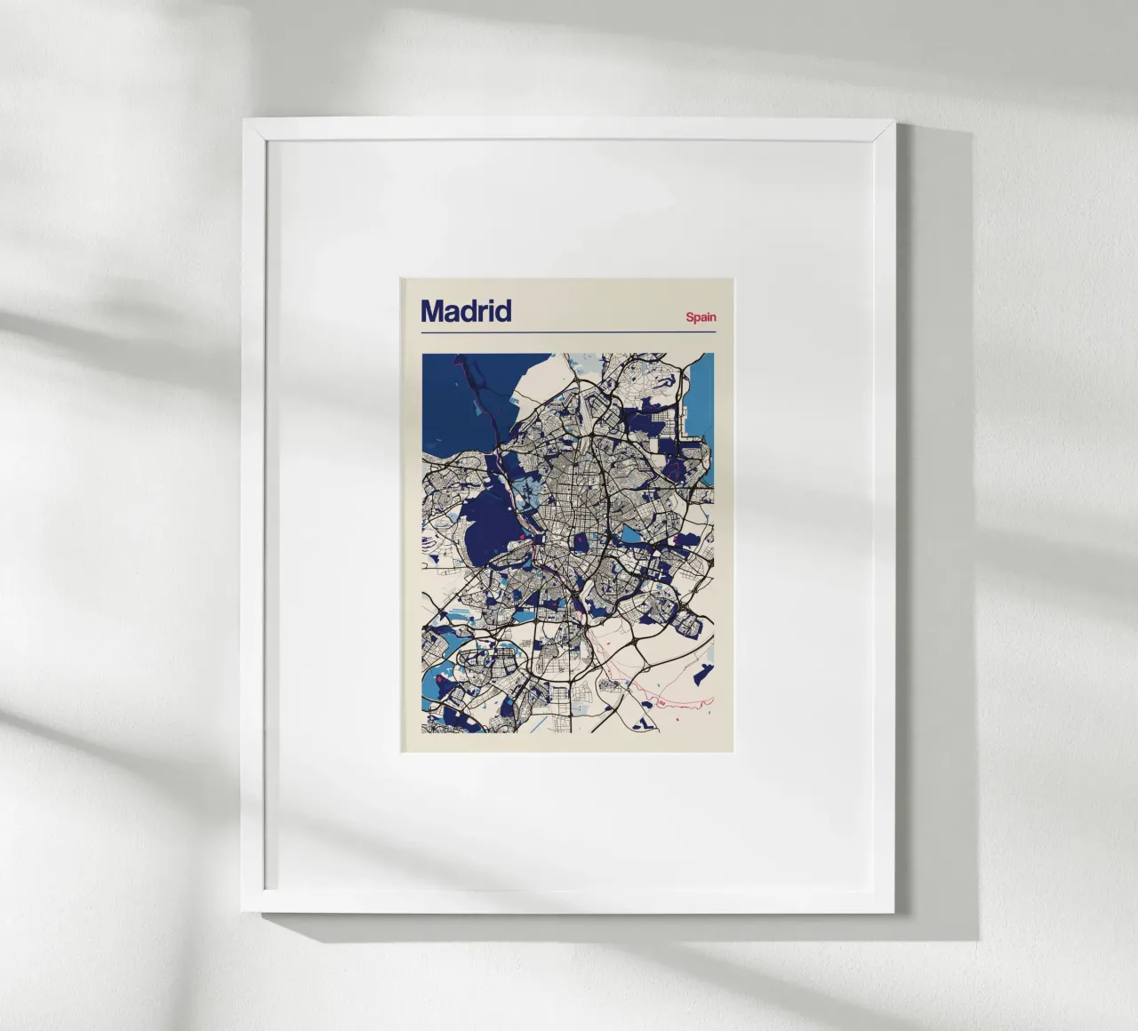 Madrid Essence poster con telaio in alluminio da MOOODZART