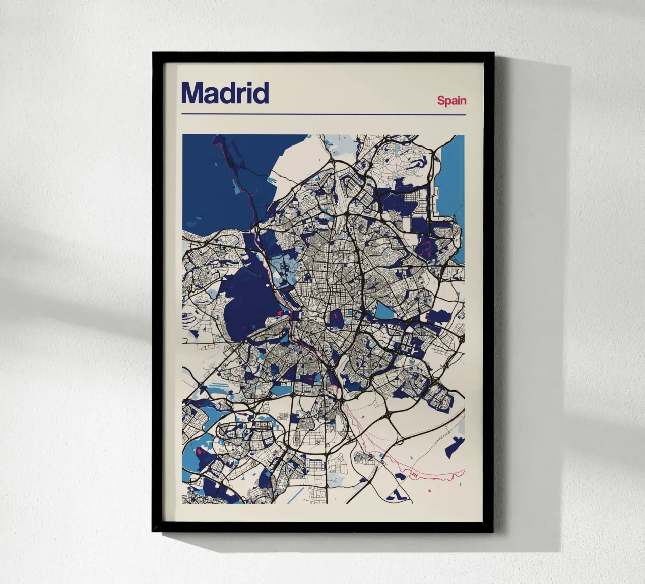 Madrid Essence poster con telaio in alluminio da MOOODZART