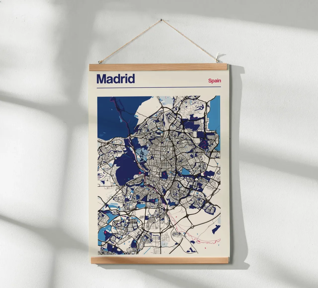 Madrid Essence poster con telaio in alluminio da MOOODZART