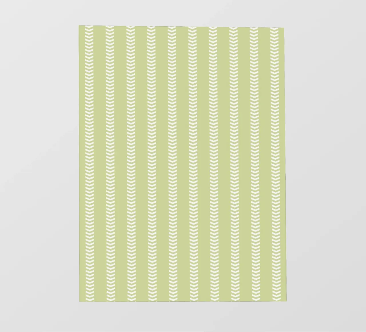 Frecce a strisce Basic Mudcloth | Bianco su verde tenue pastello telo in pvc da Beauty in Simplicity