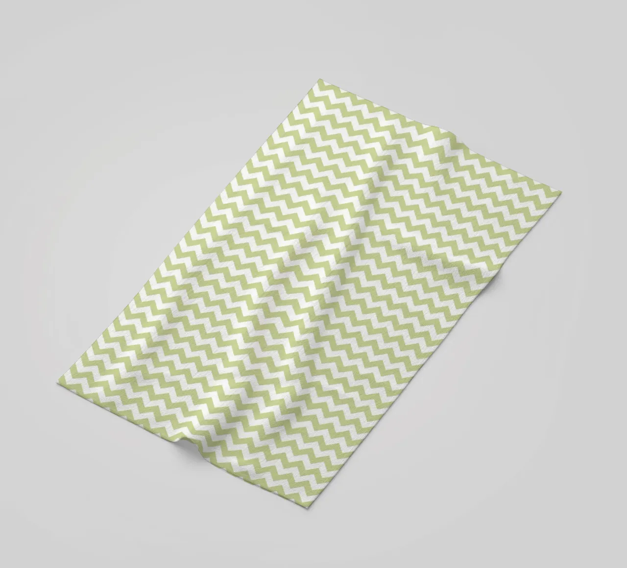 Minimal Chic Basic Standard Chevron | Bianco e verde pastello telo mare da Beauty in Simplicity