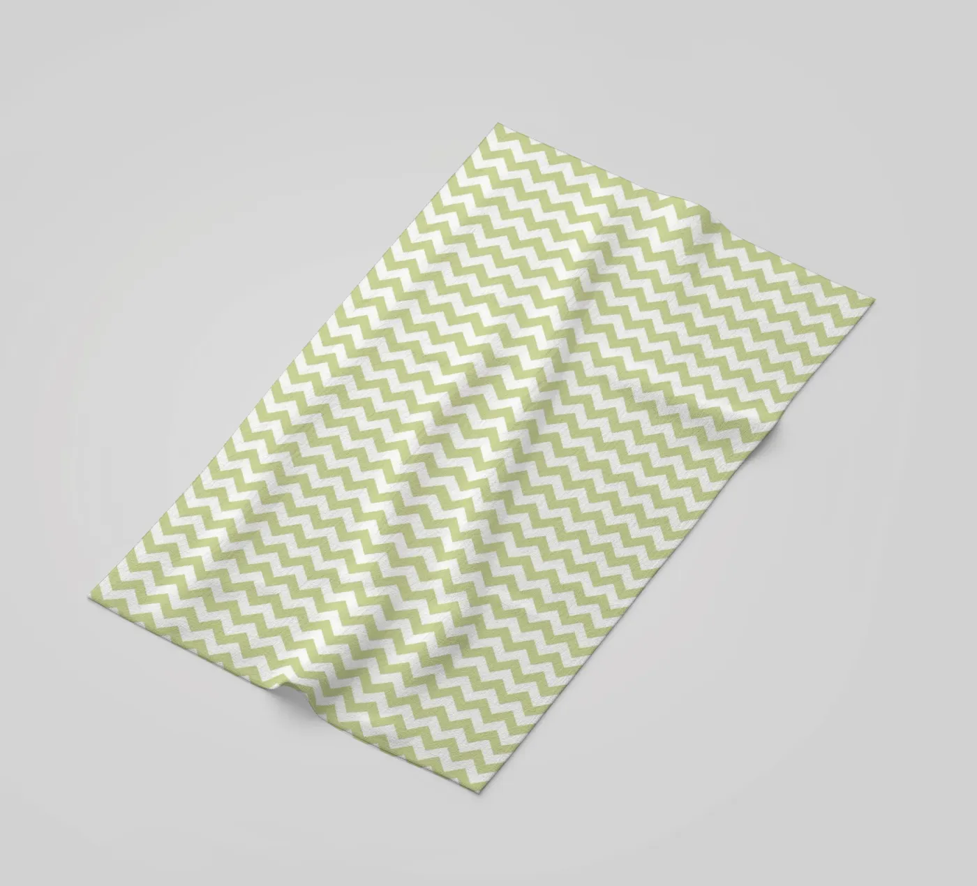Minimal Chic Basic Standard Chevron | Bianco e verde pastello telo mare da Beauty in Simplicity
