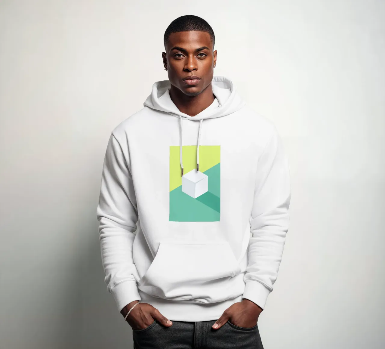 Sugarcube felpa con cappuccio da BLAEK Design Studio