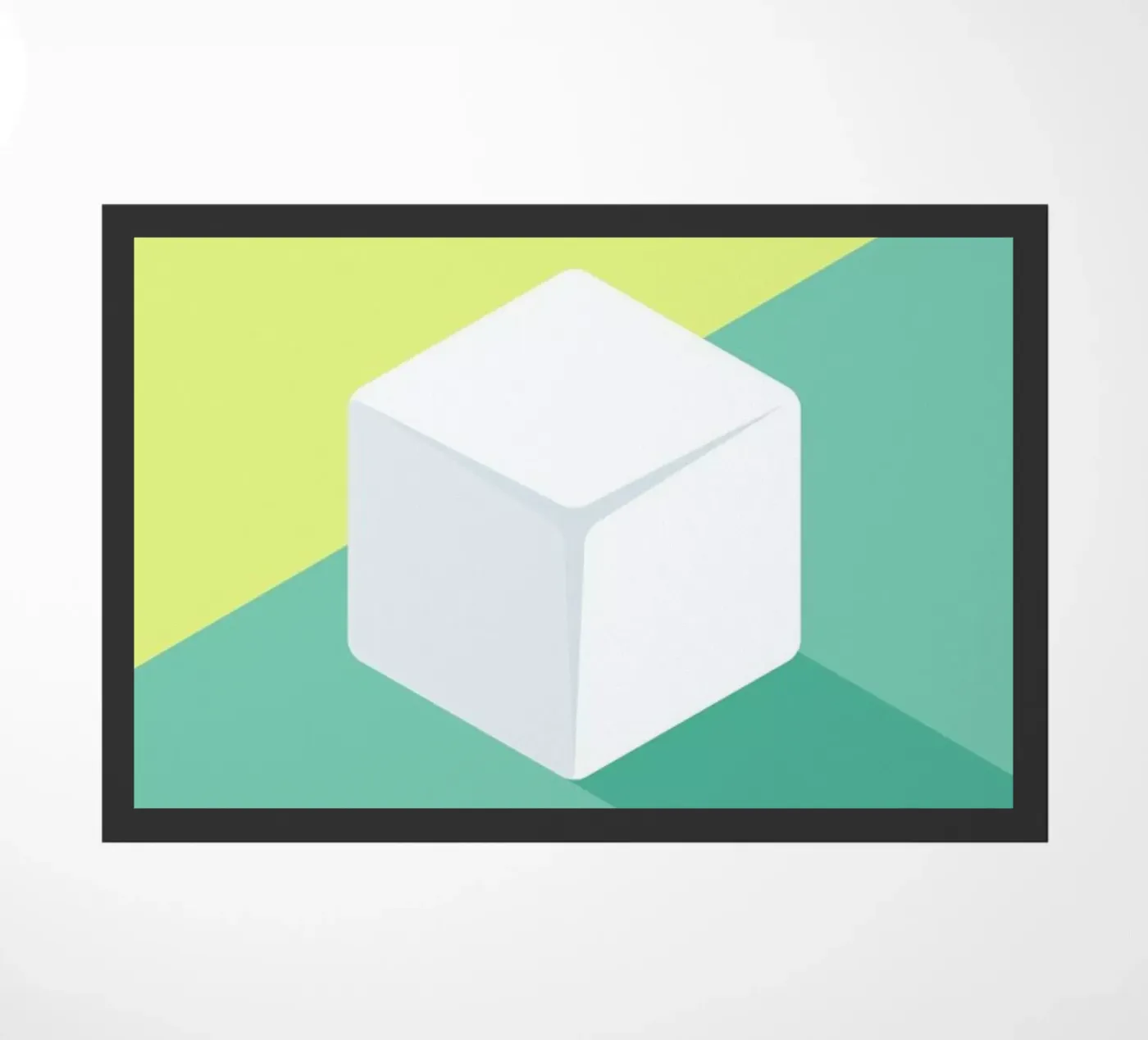 Sugarcube deurmat van BLAEK Design Studio