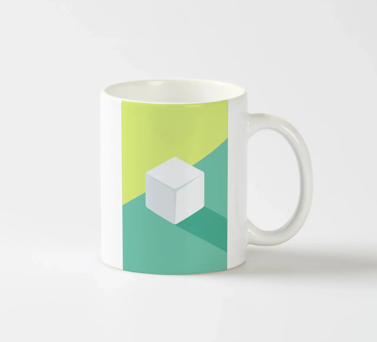 Sugarcube ceramic mug by BLAEK Design Studio