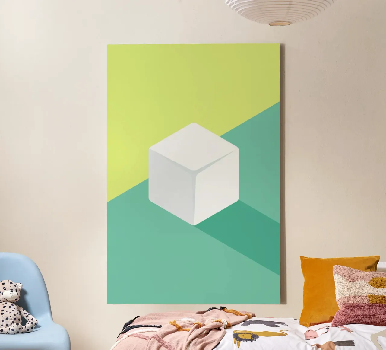 Sugarcube tela con Cornice a cassetta da BLAEK Design Studio