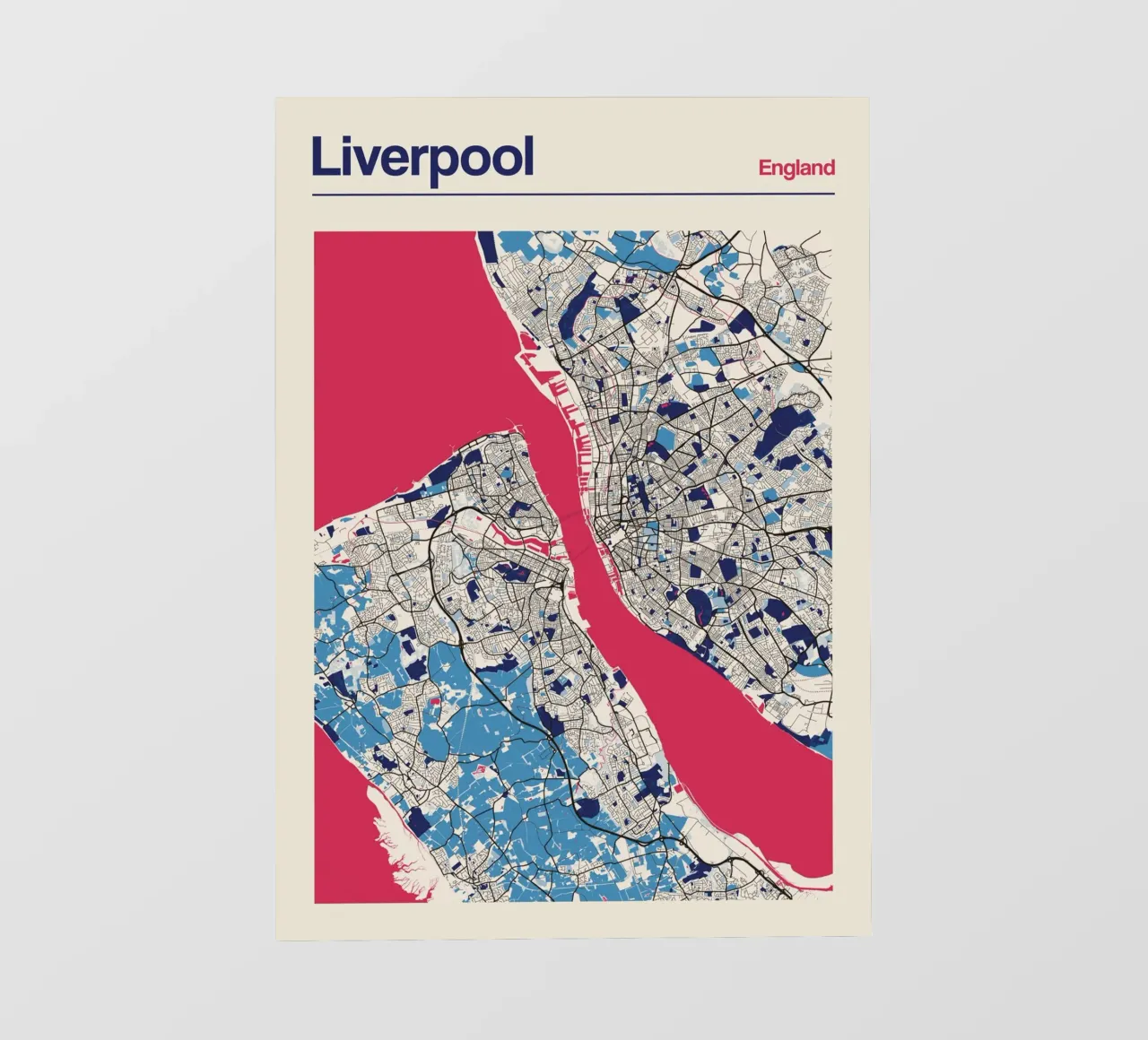 Liverpool Lines telo in pvc da MOOODZART