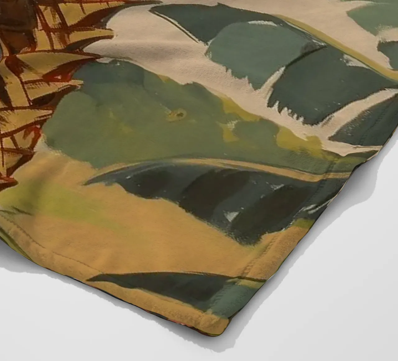Paesaggio di palme in pastello coperta in pile da Carinaprint
