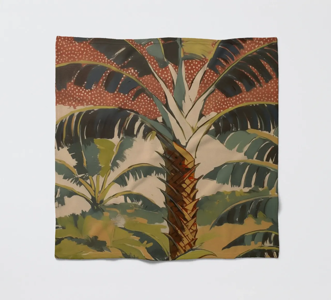 Paesaggio di palme in pastello coperta in pile da Carinaprint
