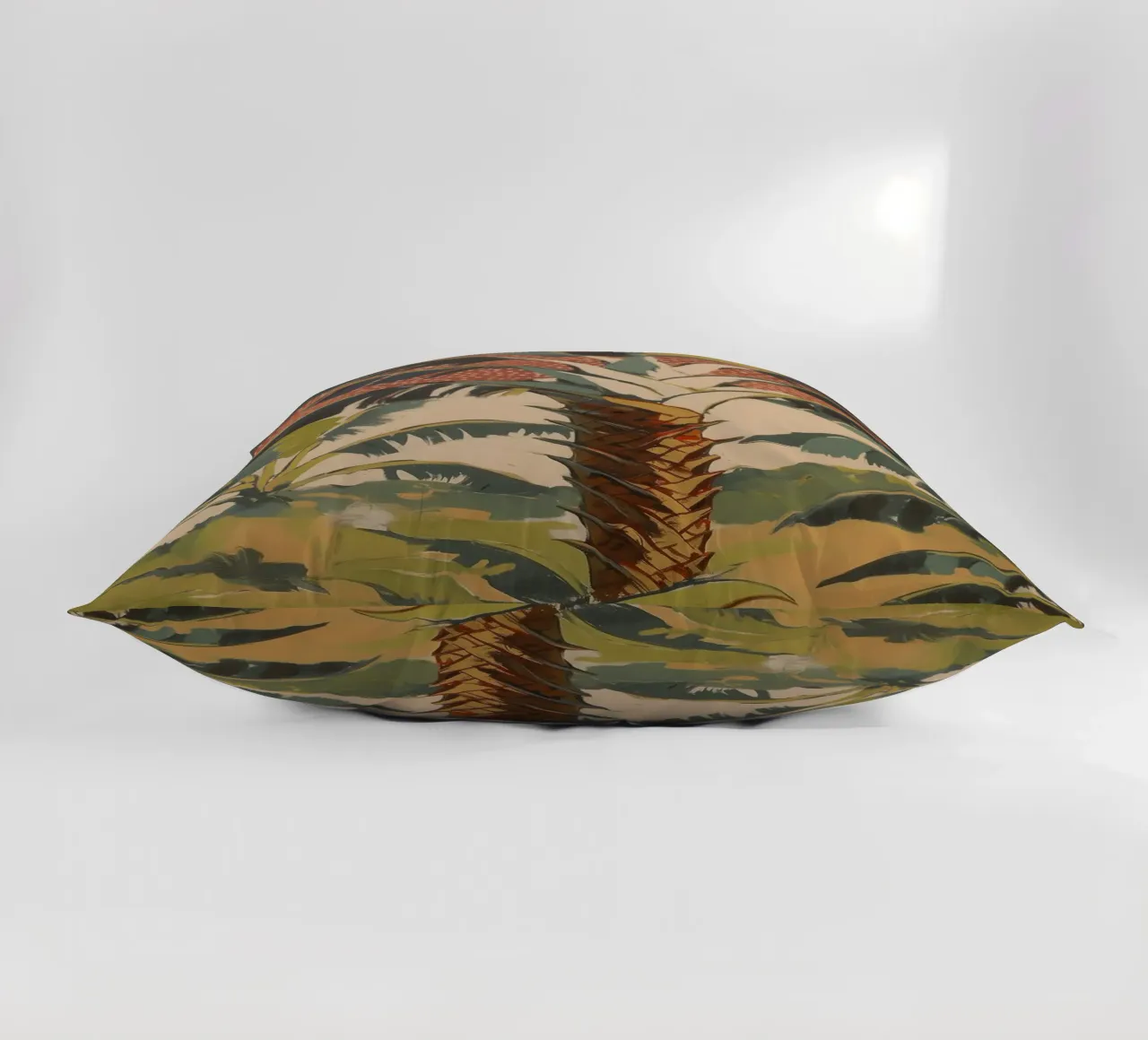 Paesaggio di palme in pastello cuscino da Carinaprint
