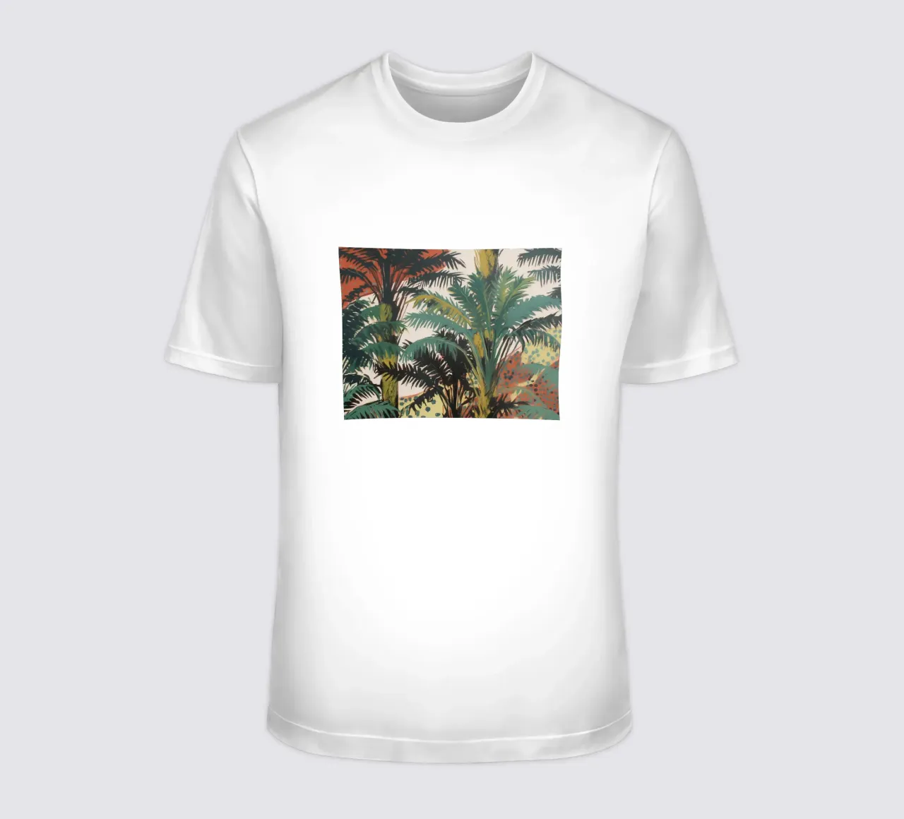 Illusione della palma tropicale t-shirt da Carinaprint