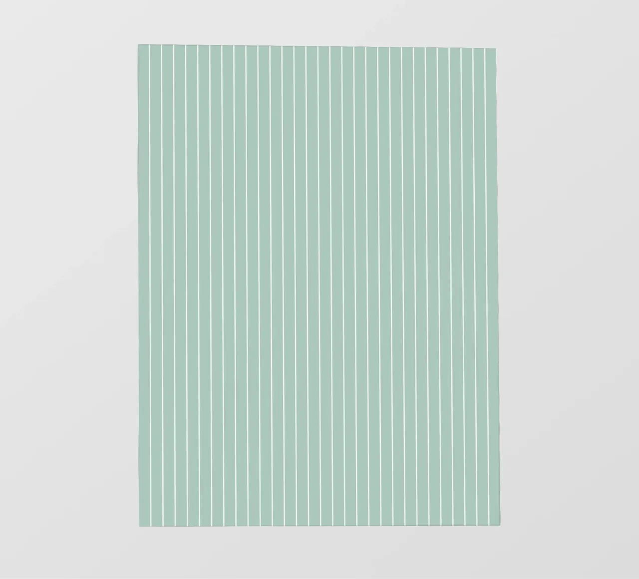 Minimal Basic Classic Pinstripe | Bianco su Soft Blue Green pellicola backlit da Beauty in Simplicity