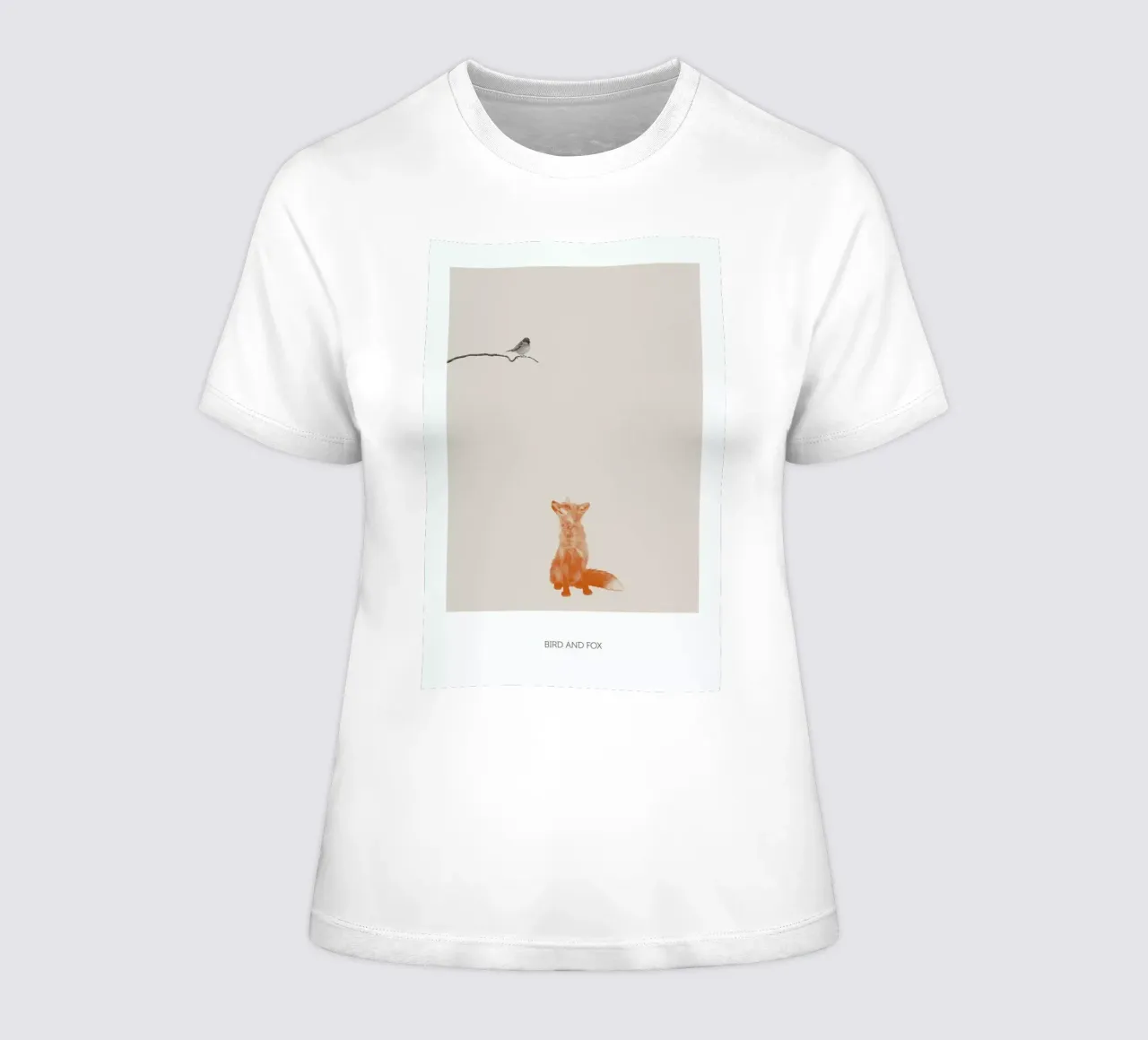Bird And Fox t-shirt da donna da Sarah Bühler