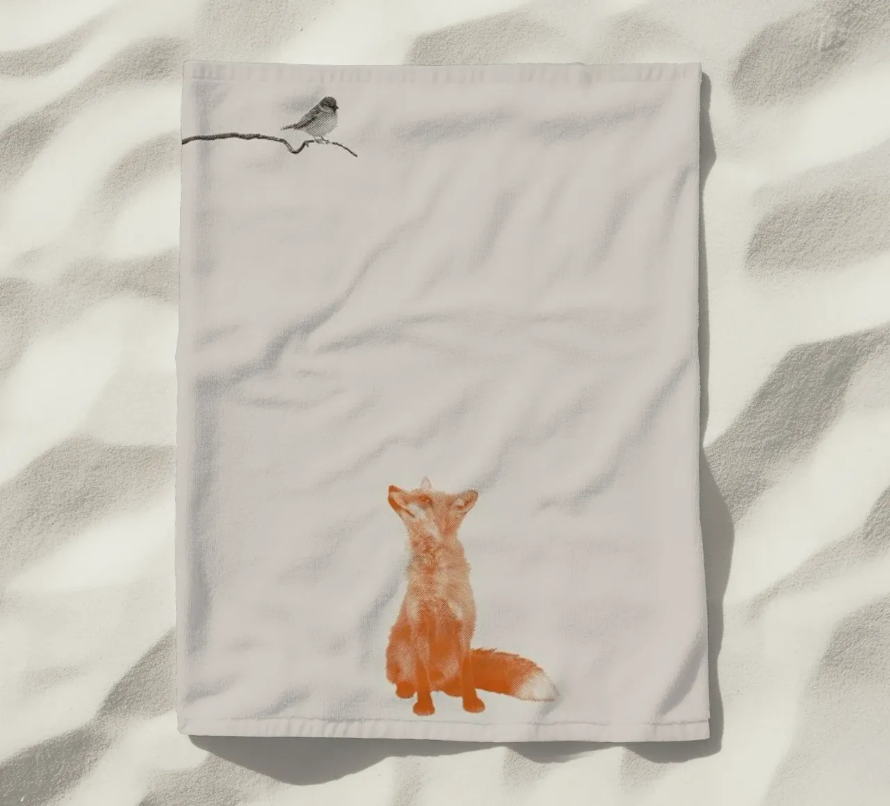 Bird And Fox telo mare da Sarah Bühler