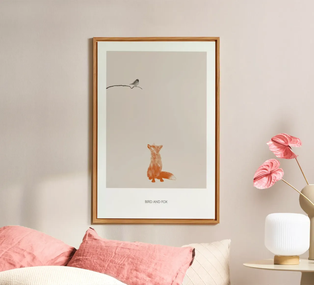 Bird And Fox alluminio dibond da Sarah Bühler