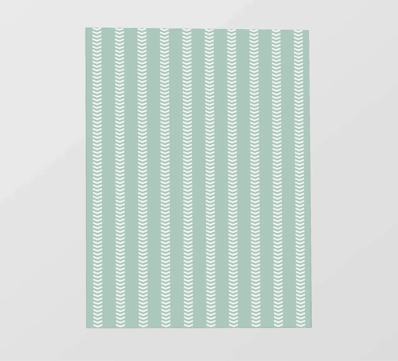 Frecce a strisce in tela di fango Basic Mudcloth | Bianco su blu pastello Gree pellicola backlit da Beauty in Simplicity