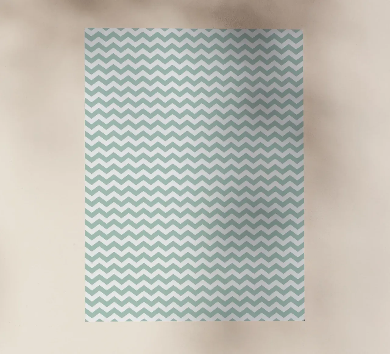 Minimal Chic Basic Chevron | Bianco e Verde Blu Soft pellicola backlit da Beauty in Simplicity