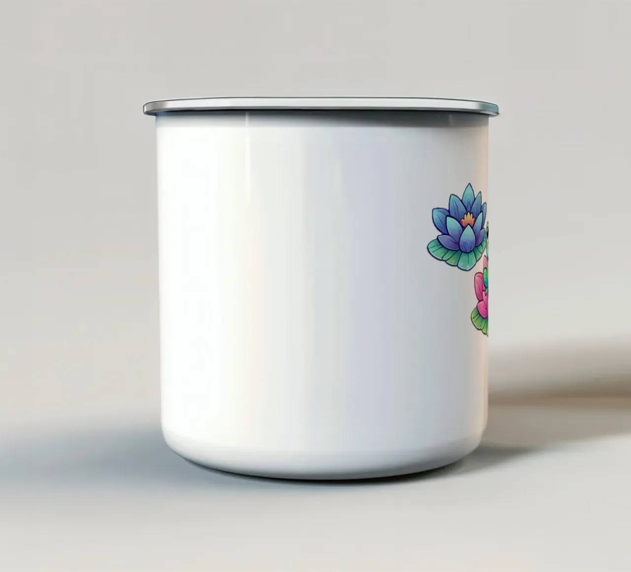Sogni di loto tazza in smalto da Organic Aesthetics