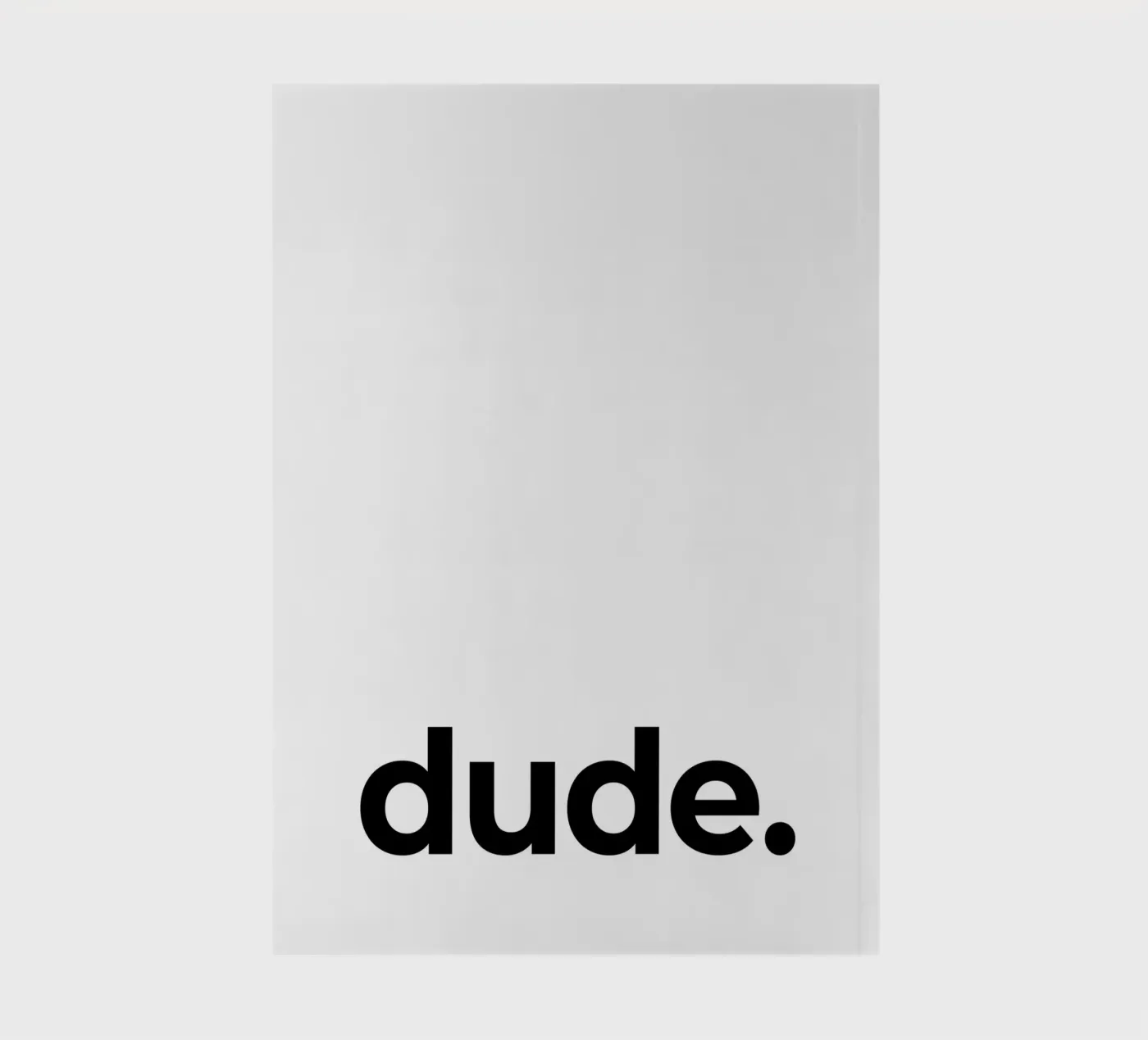 dude notebook by Paigaam Studio
