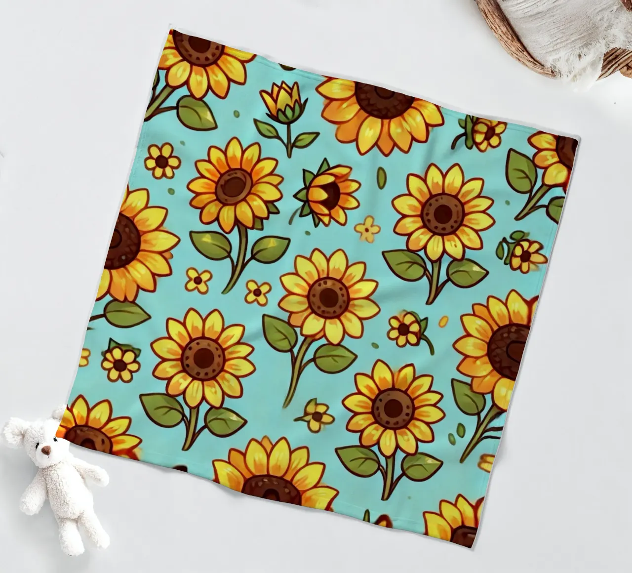 Girasole coperta in pile da Organic Aesthetics