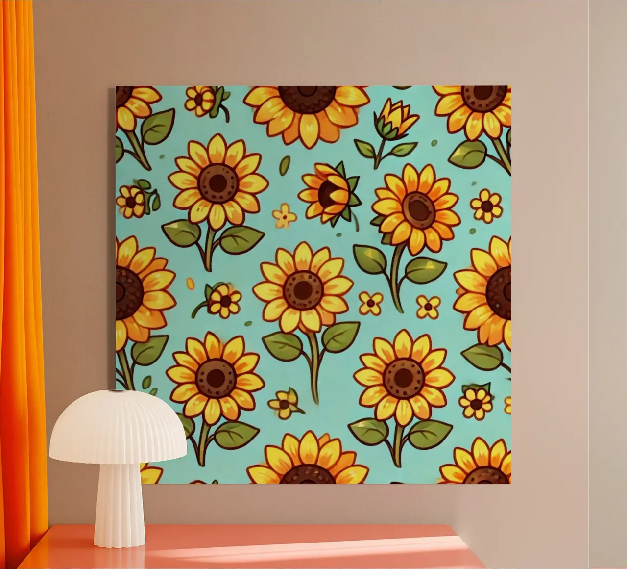 Sunflower Sunshine acrylic glass by Organic Aesthetics