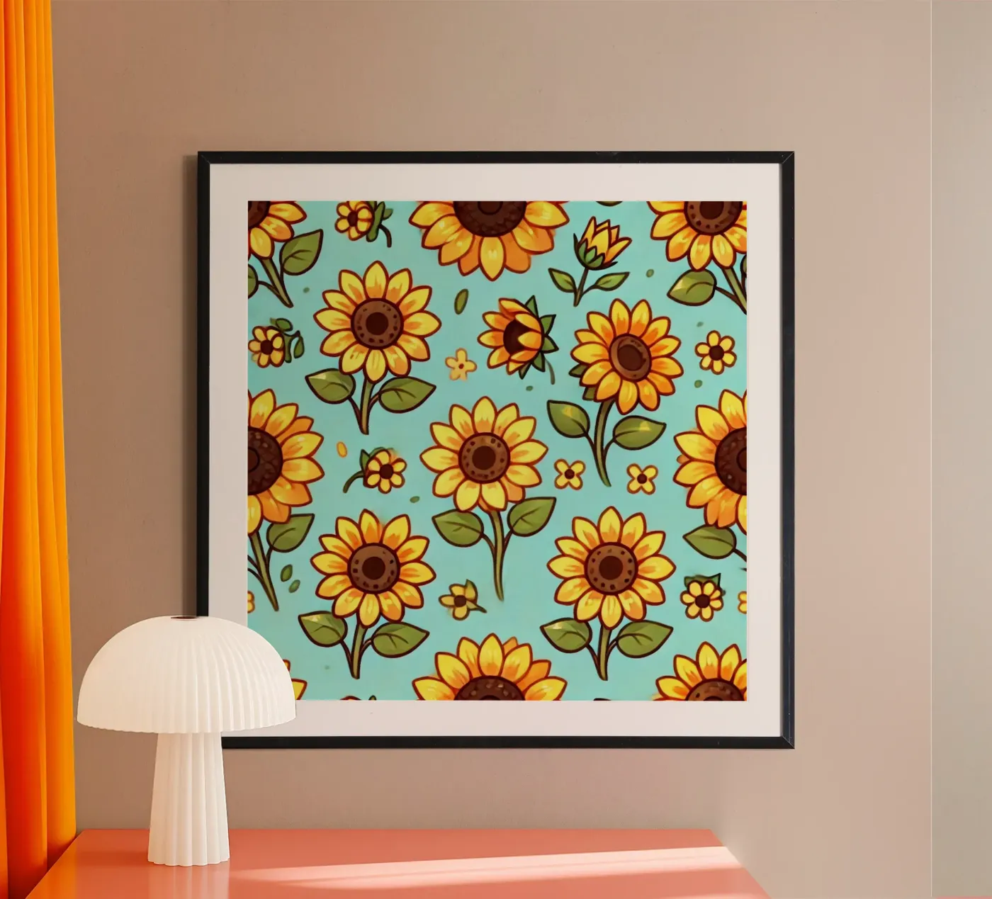 Girasole poster da Organic Aesthetics