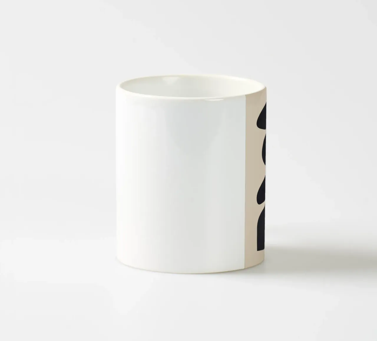 Modern Abstract Shapes 114 ceramic mug by ThingDesign