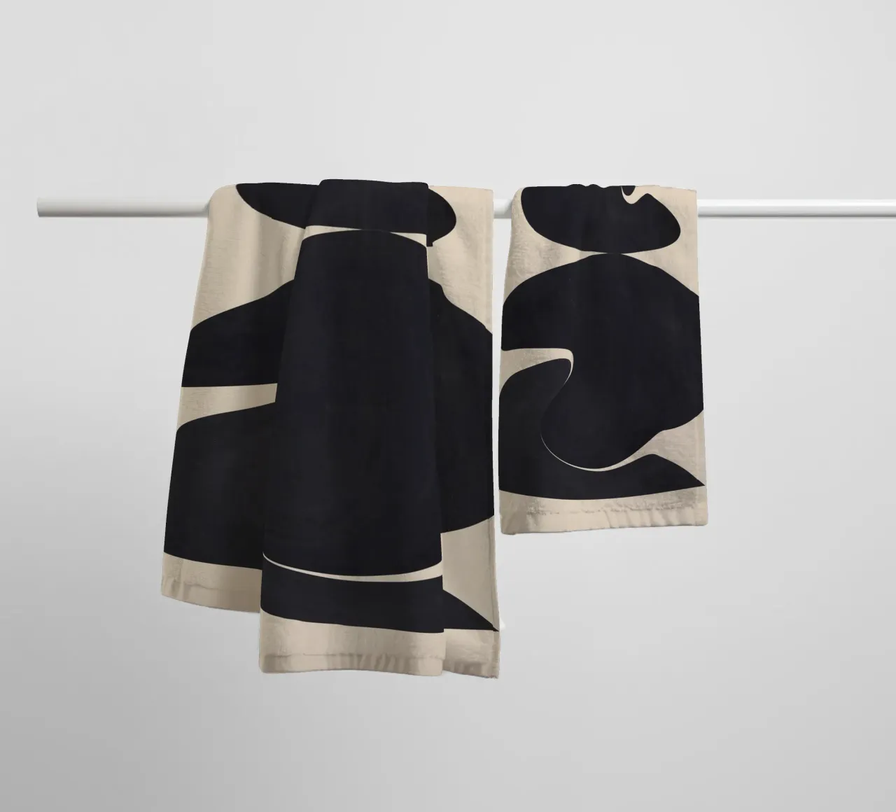 Modern Abstract Shapes 114 towel by ThingDesign
