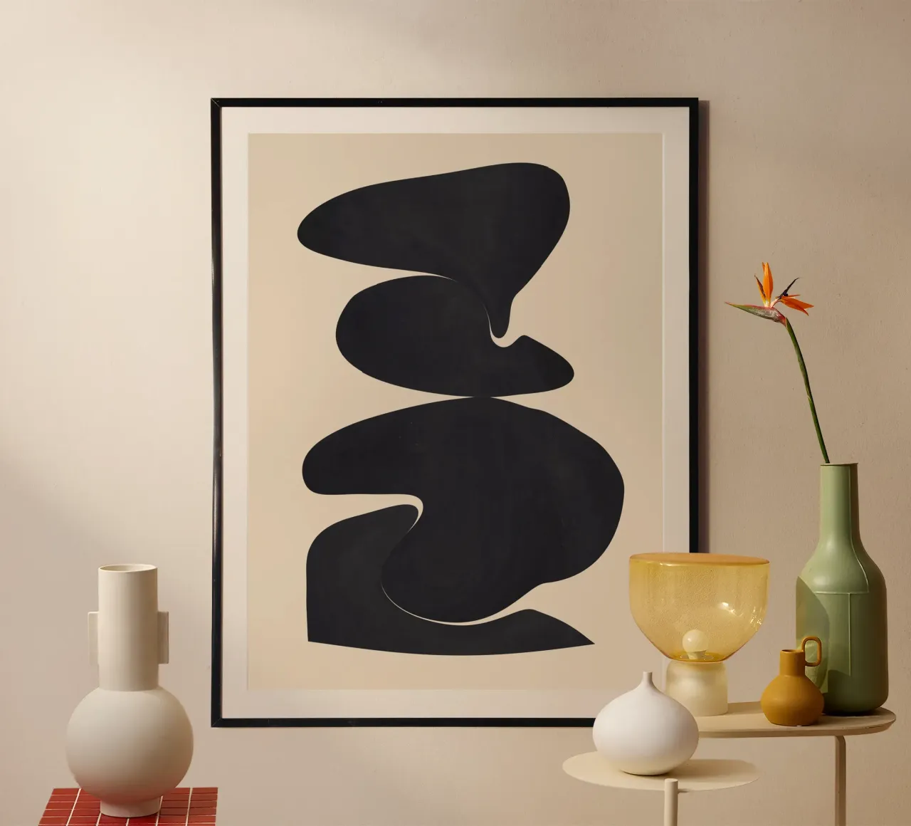 Forme astratte moderne 114 poster da ThingDesign