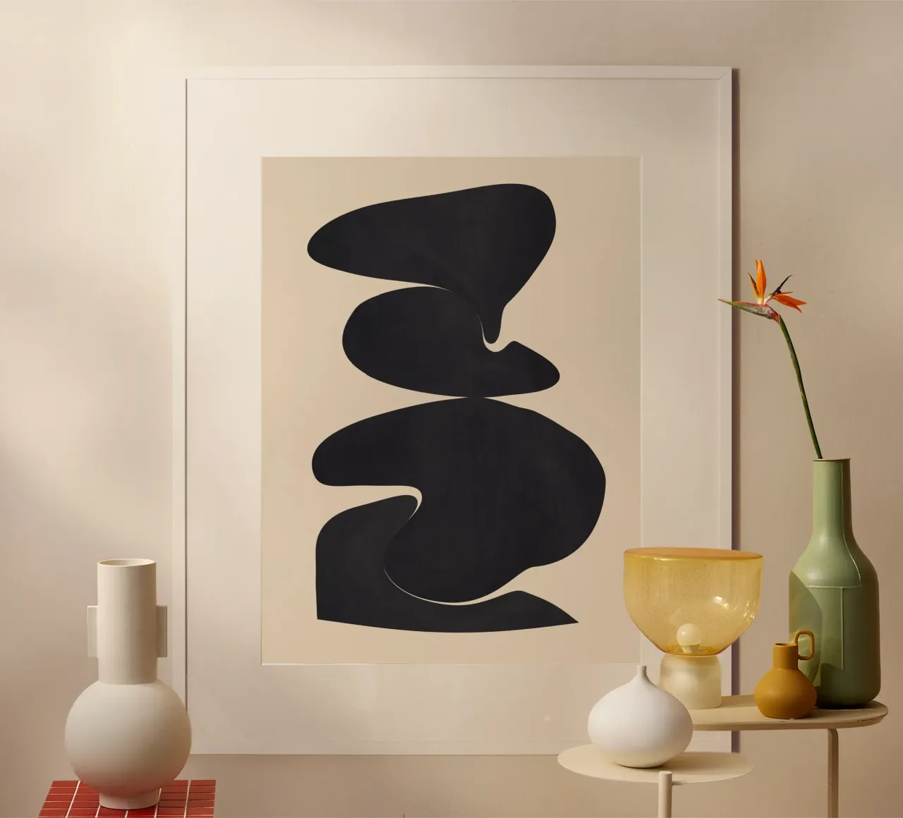 Forme astratte moderne 114 poster da ThingDesign