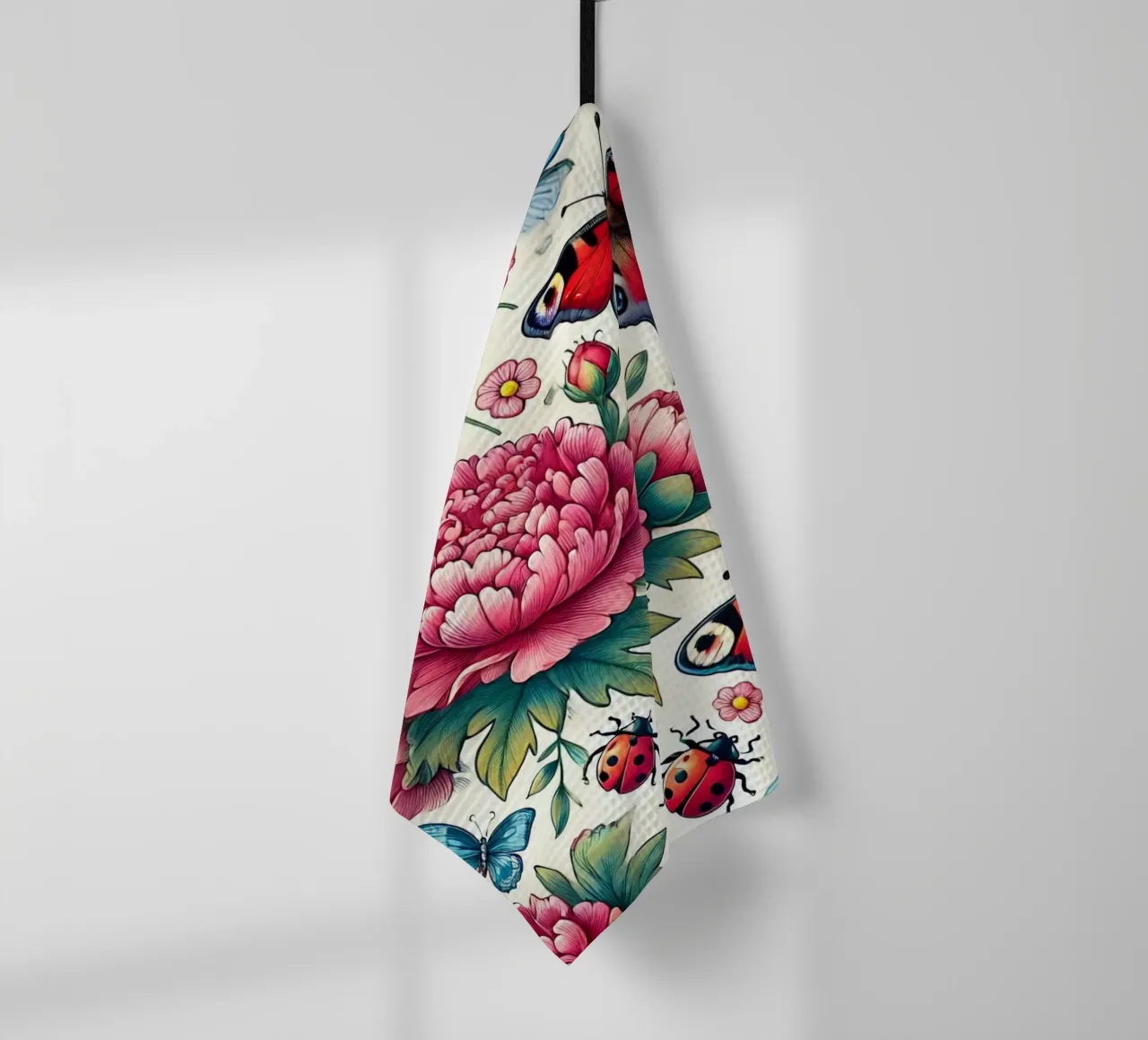 Paradiso delle Peonie canovaccio da cucina da Organic Aesthetics