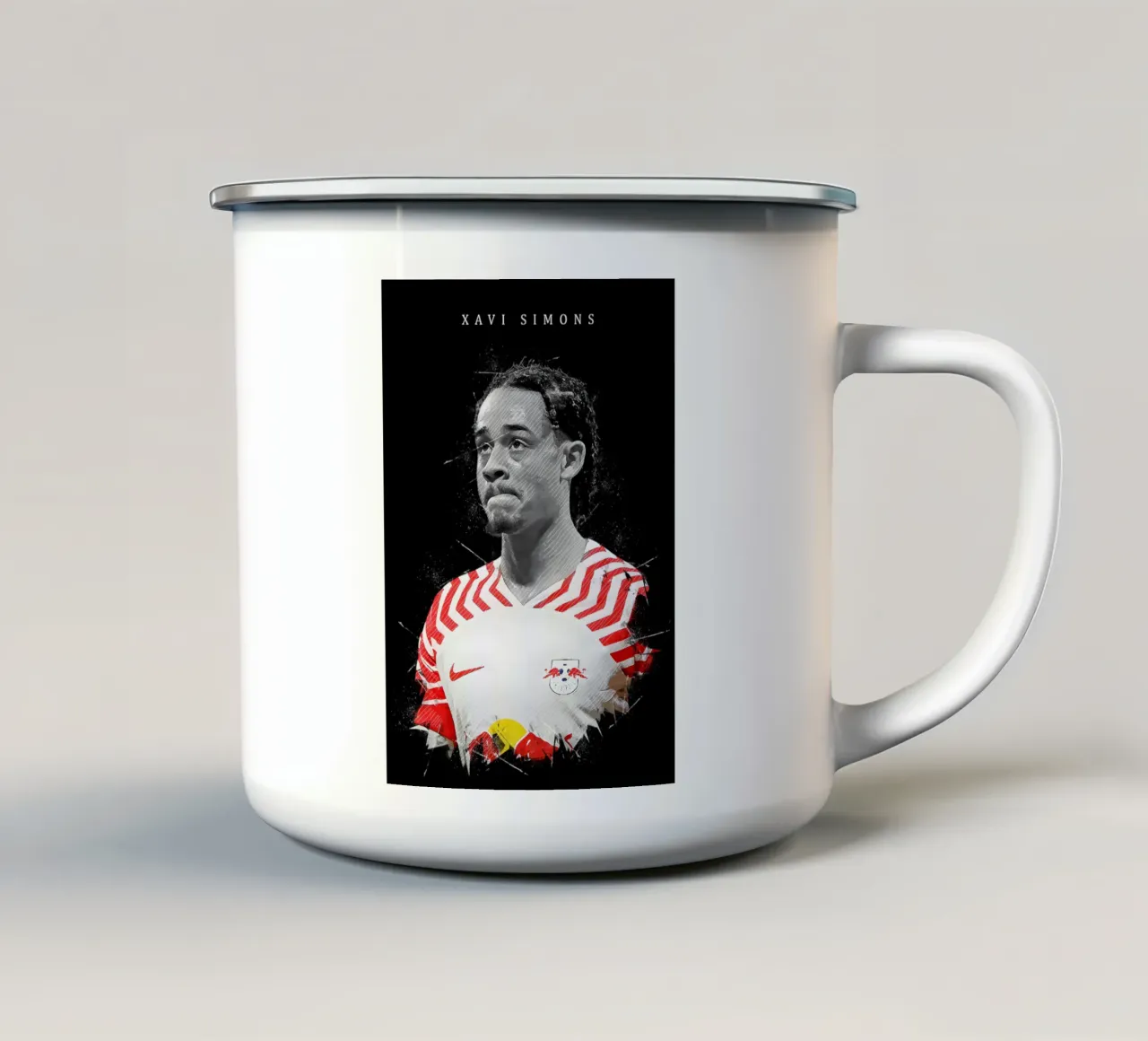 Xavi Simons enamel mug by tenten