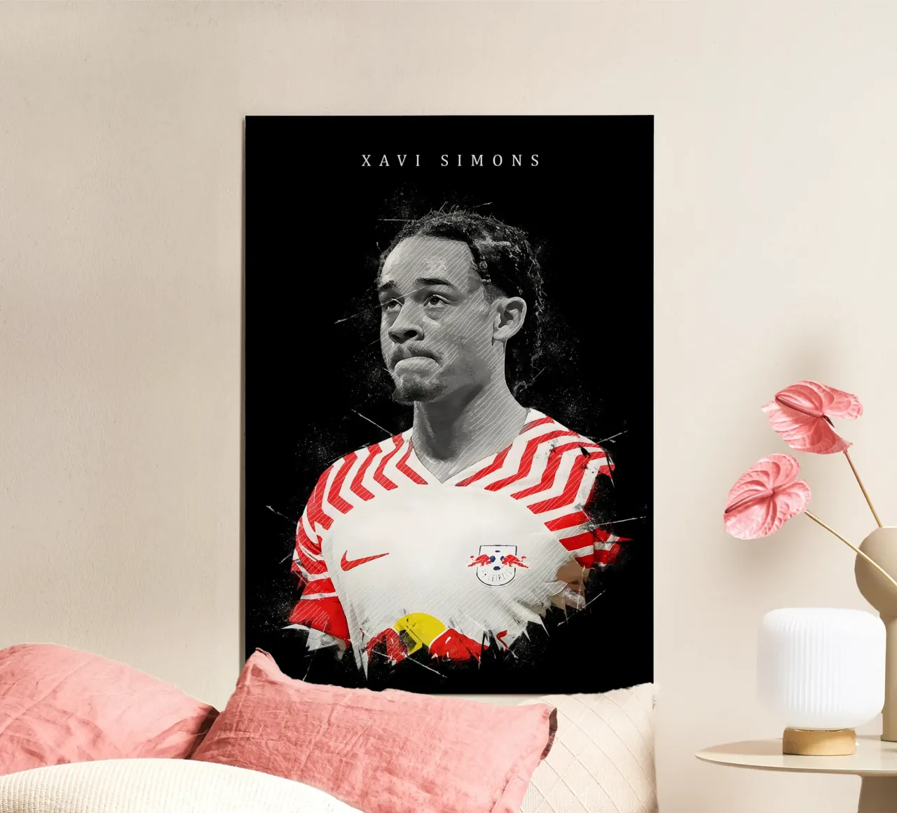 Xavi Simons alluminio dibond da tenten